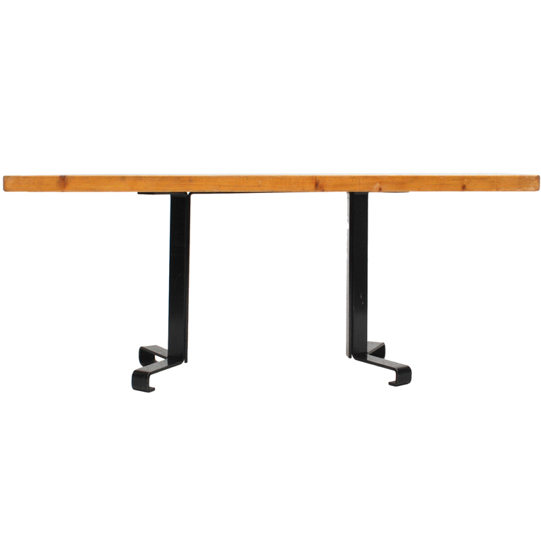 Charlotte Perriand \Les Arcs\ Dining/Console French Table : On