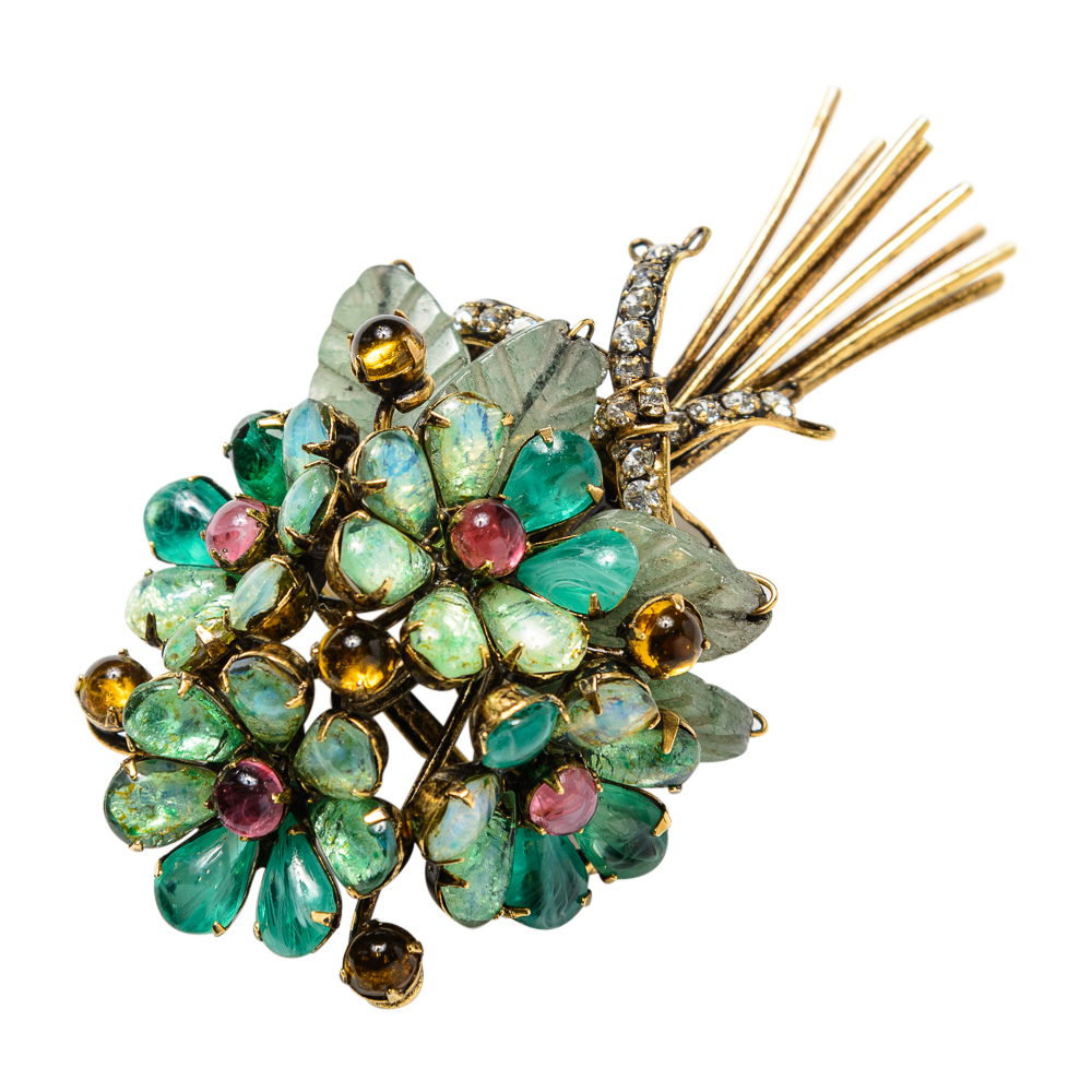 Iradj Moini Bouquet of Flowers Brooch : On Antique Row - West Palm ...