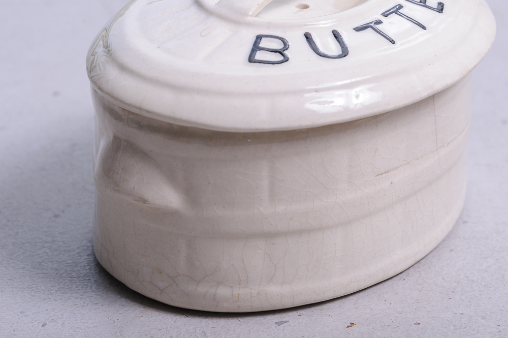 Antique English Butter Container : On Antique Row - West Palm Beach ...