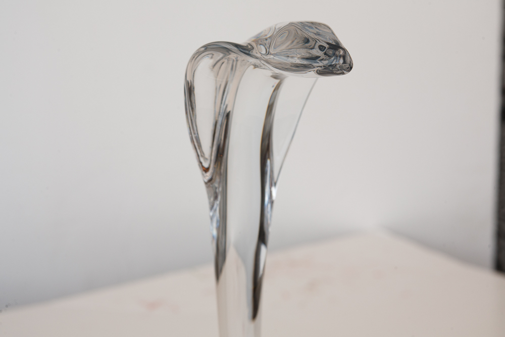 French Daum Crystal Cobra - (clear) /Signed : On Antique Row - West ...