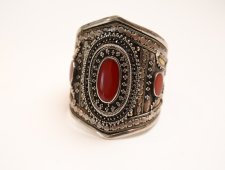 Old Indian Sterling Silver Bracelet with Carnelian : On Antique Row ...